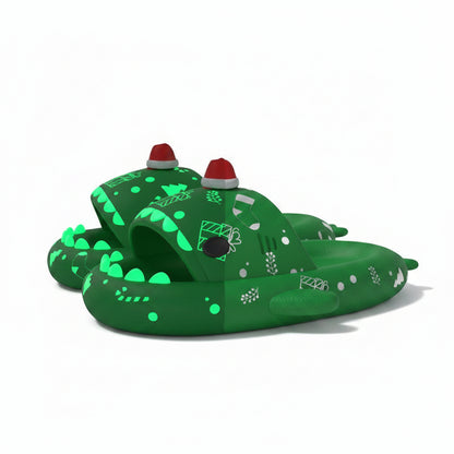 Luminous Shark Slippers for Couples - Non-slip Home Shoes