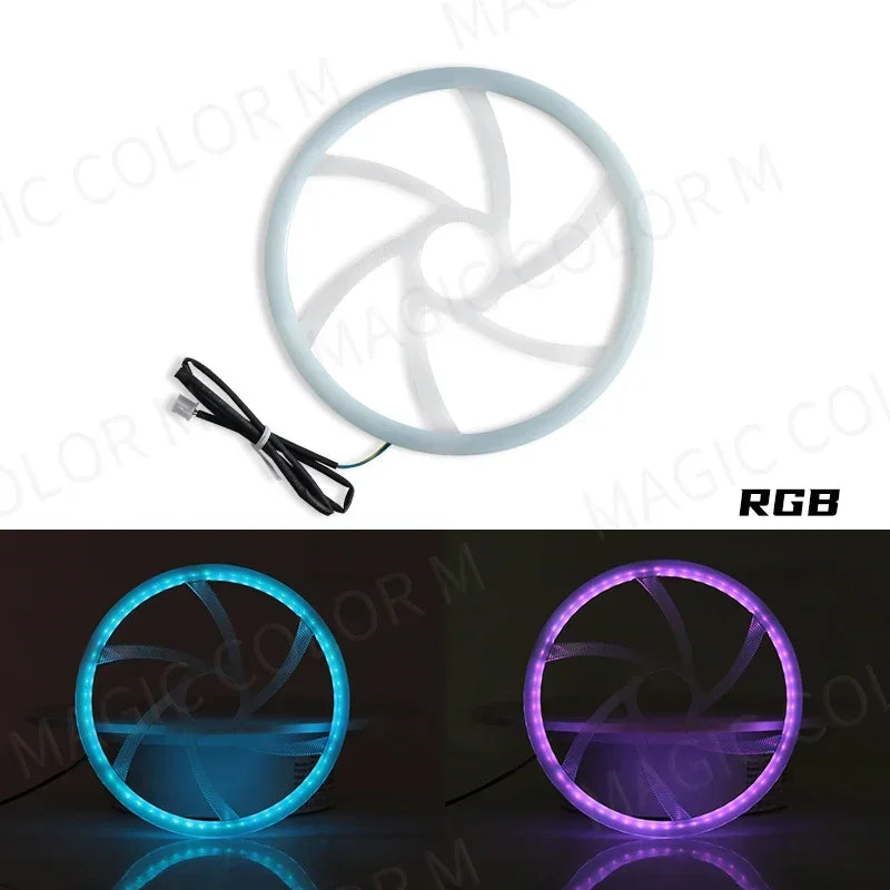 Luzes LED Interior Carro 64 Cores | App Bluetooth | 18 Tiras