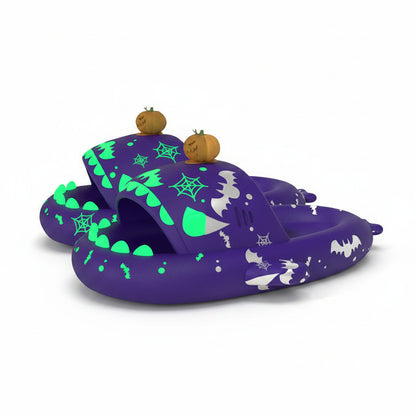 Luminous Shark Slippers for Couples - Non-slip Home Shoes