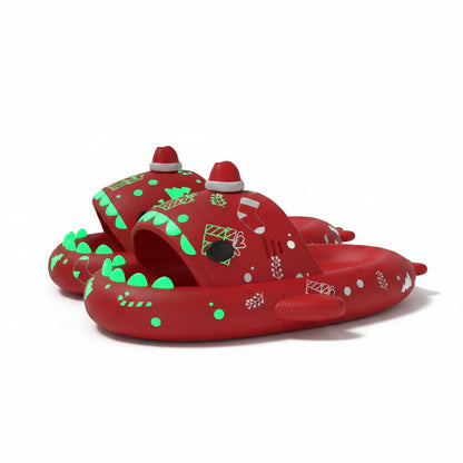 Luminous Shark Slippers for Couples - Non-slip Home Shoes