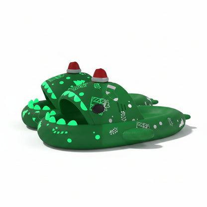 Luminous Shark Slippers for Couples - Non-slip Home Shoes