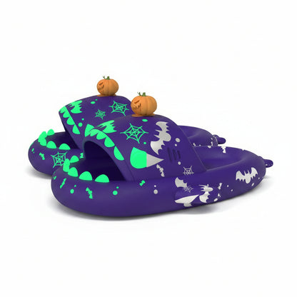 Luminous Shark Slippers for Couples - Non-slip Home Shoes