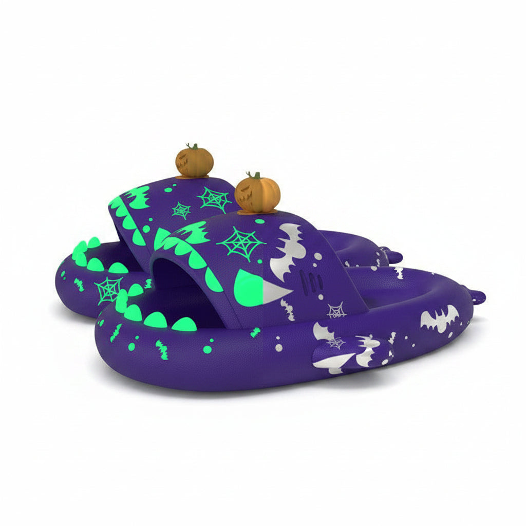 Luminous Shark Slippers for Couples - Non-slip Home Shoes