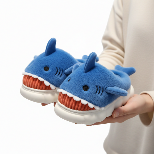 Pantufas Tubarão - Azul