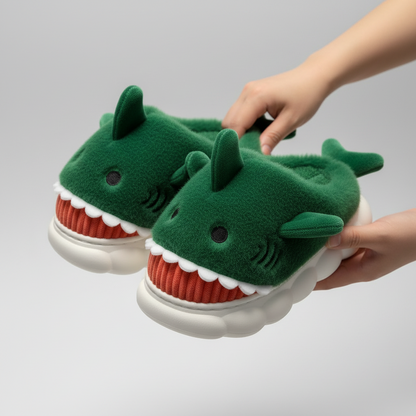Pantufas Tubarão - Verde
